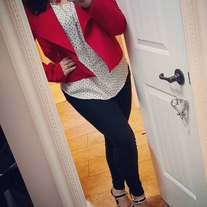 Red blazer